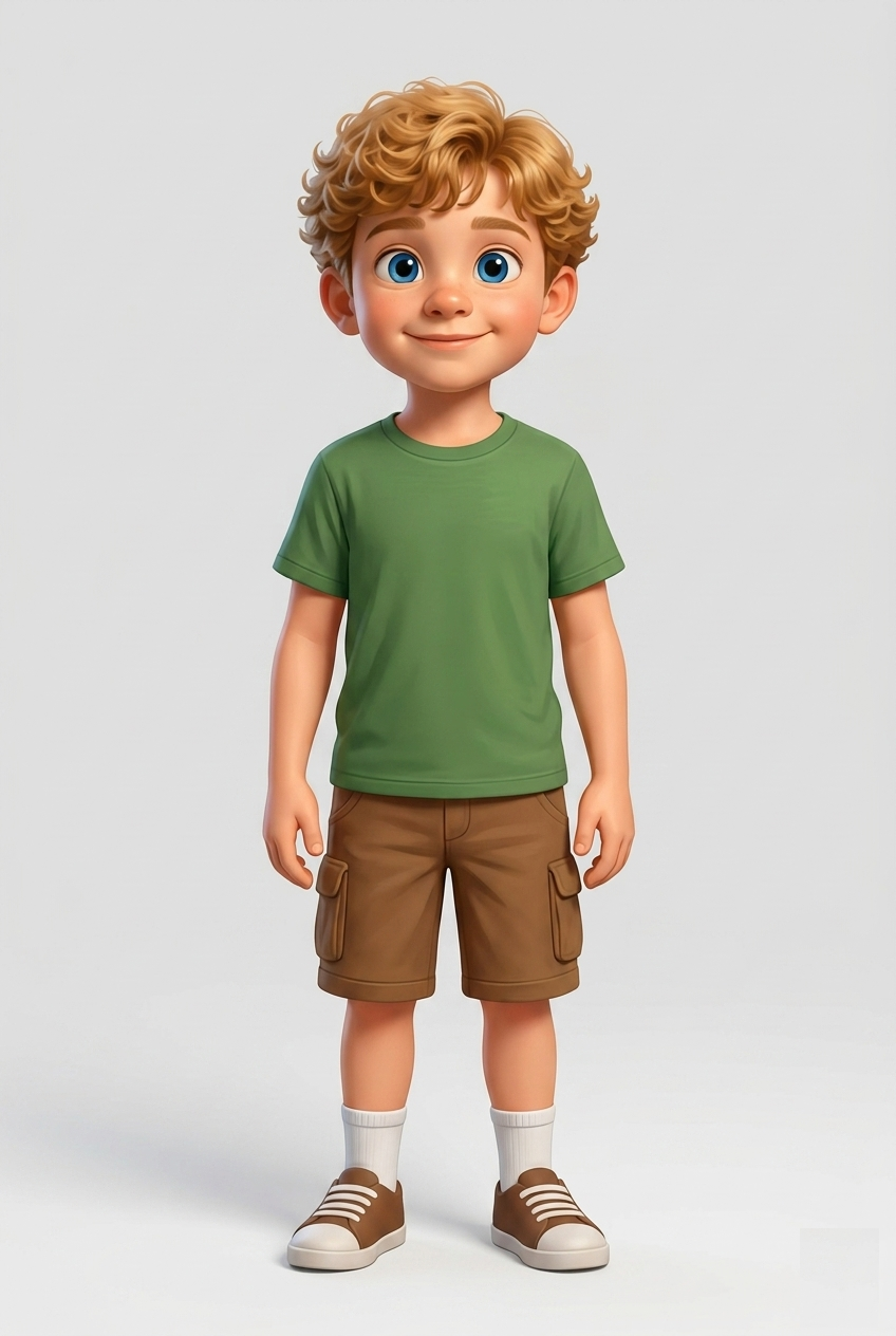 Gavin, smiling in a green shirt